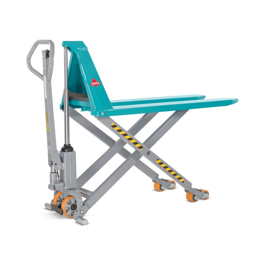 Termékkép: Ameise® PTM 1.5 Scissor ollós emelőkocsi gyorsemeléssel, teherbírás 1500 kg, villahossz 1200 mm